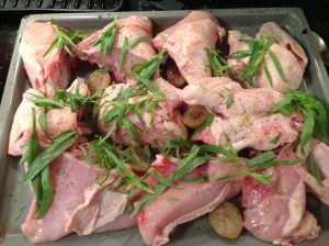 Chicken - ready for the oven